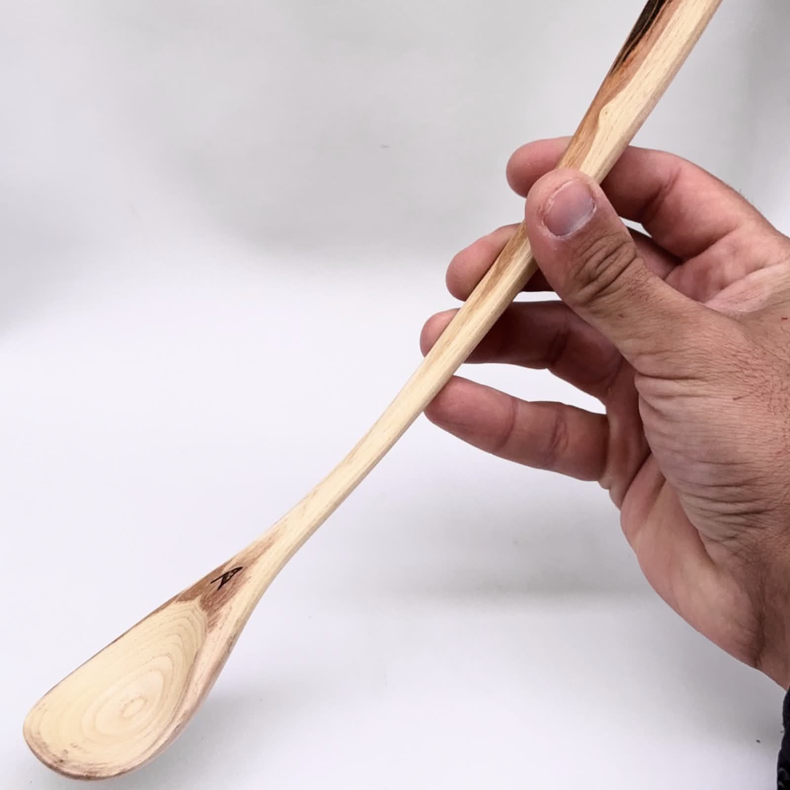 elm wood cooking spoon