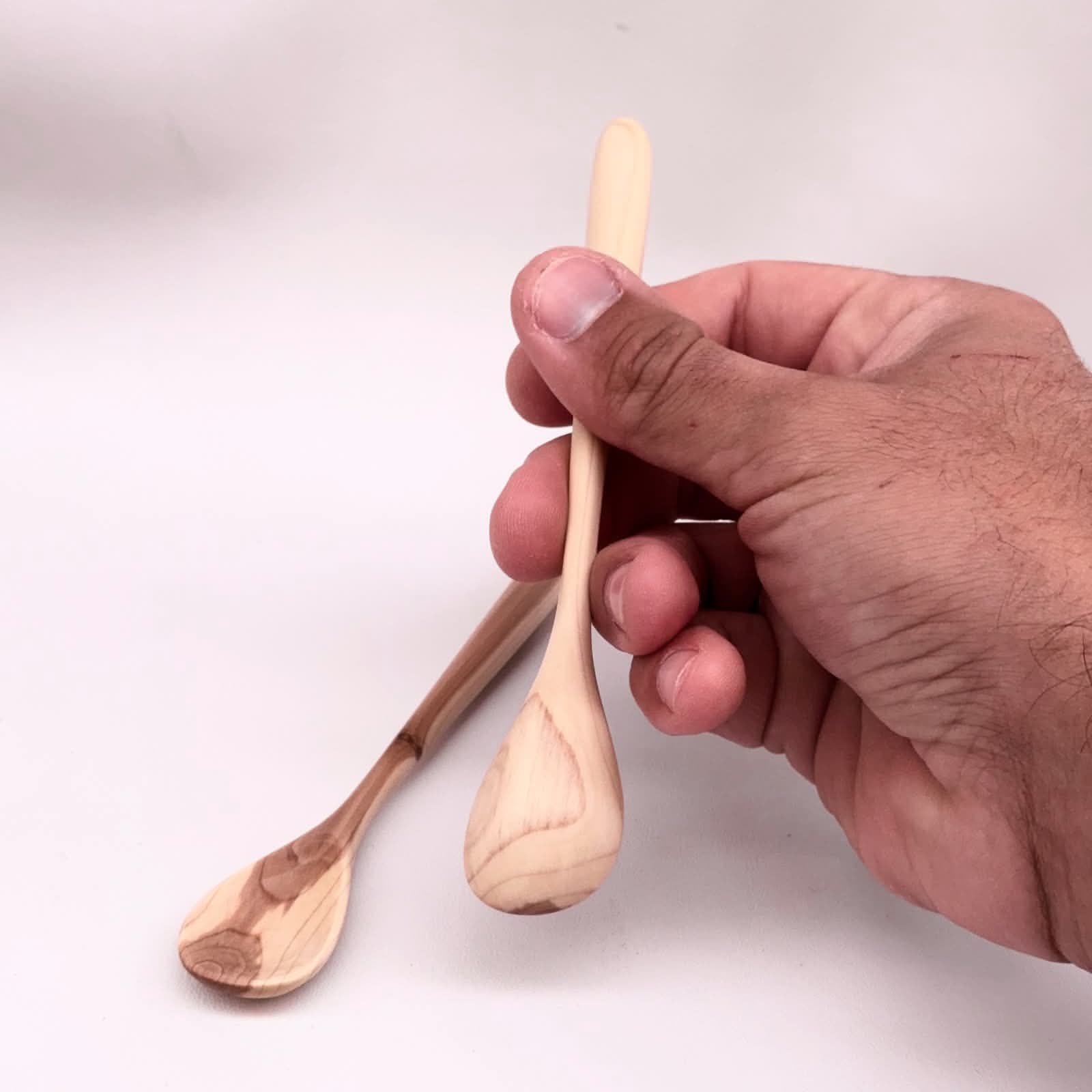 lilac wood teaspoons