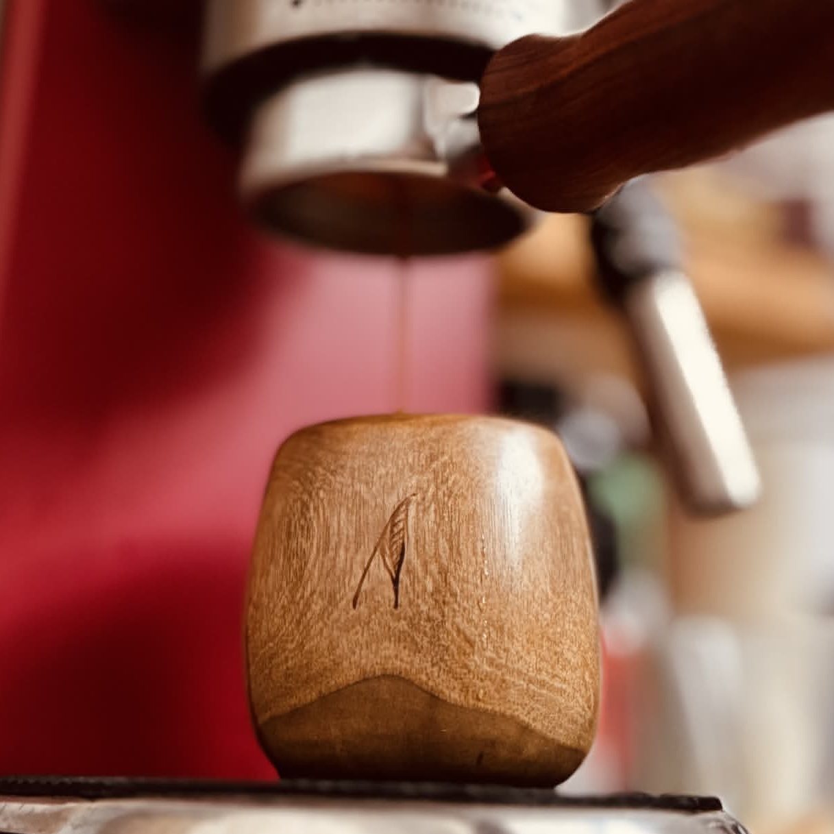 walnut wood cup